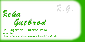 reka gutbrod business card