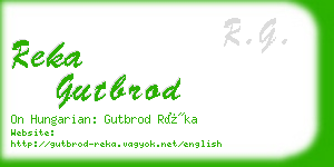 reka gutbrod business card